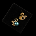 Swan Sparkle Stud Earrings