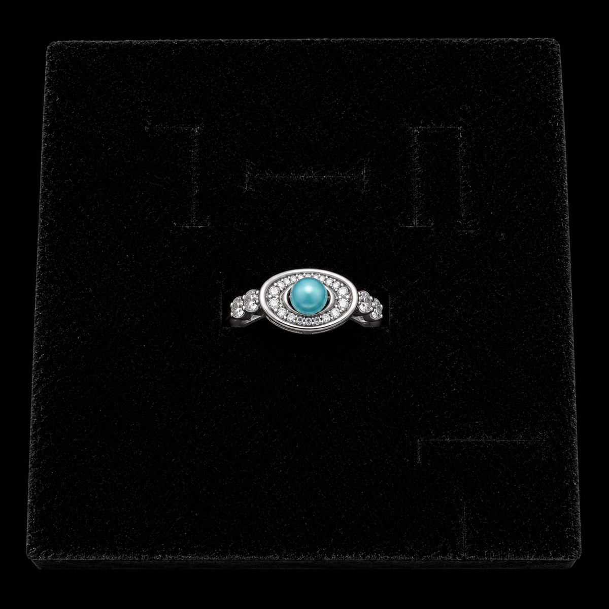Eclipse Shine Mini Pearl Ring