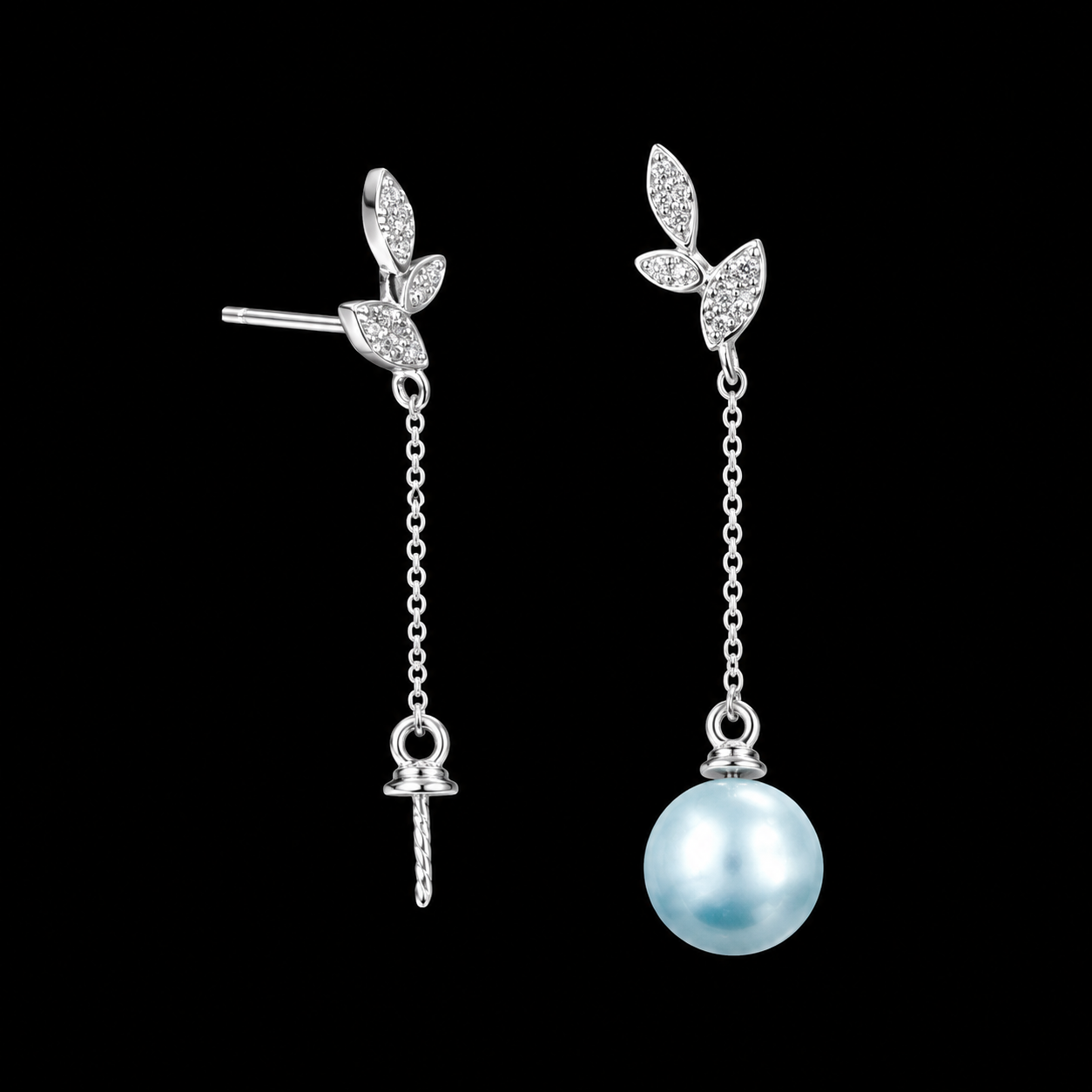 Dangle Sparkle Drop Earrings