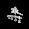 Shooting Star Sparkle Multi Pearl Ring