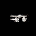 Double Band Sparkle Ring