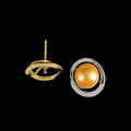 Pearl Halo Orbit Earrings