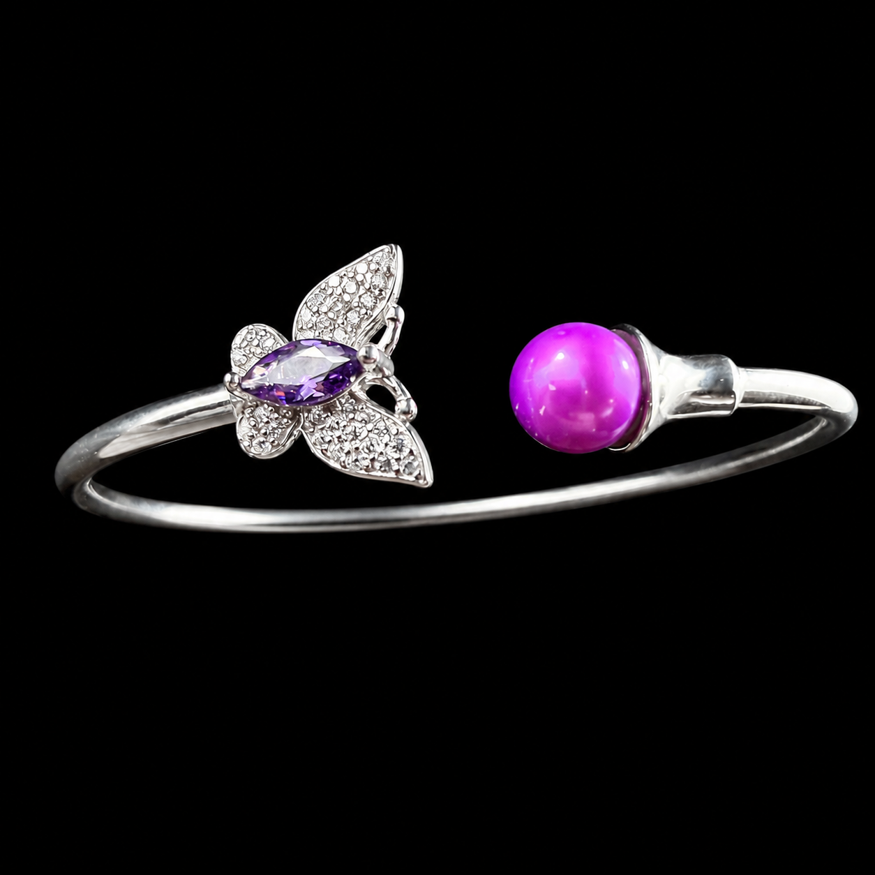 Sparkle Butterfly Simple Bracelet