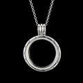 Simple Round Locket for Mini Pearls