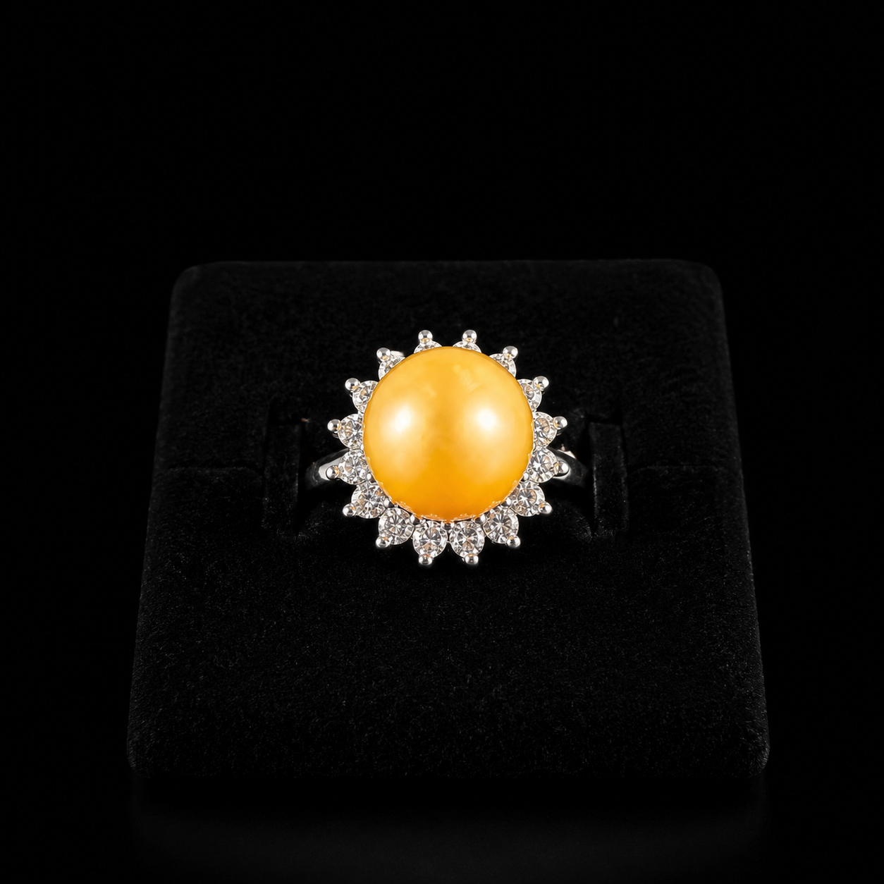 Sparkle Sunshine Edison Ring