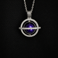 Orbital Pendant Pearl Cage