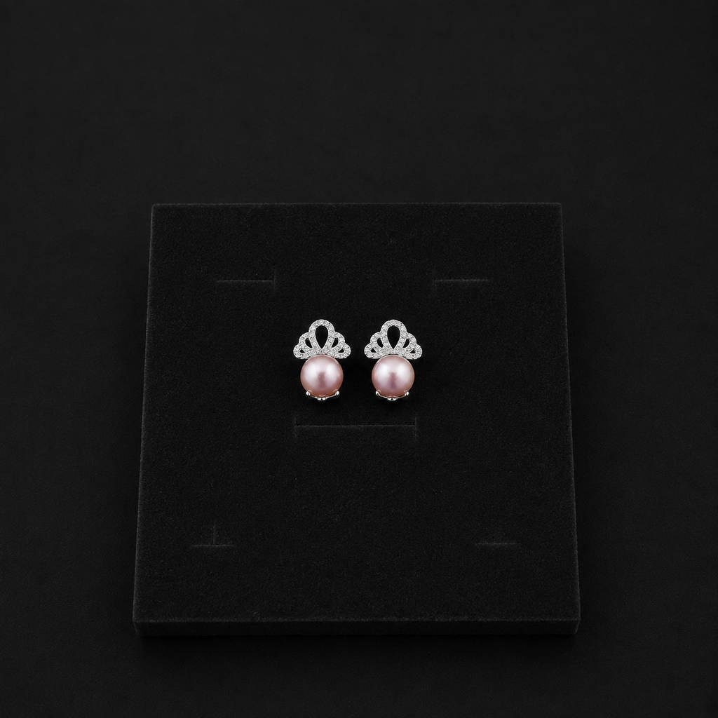 Pearl Princess Stud Earrings