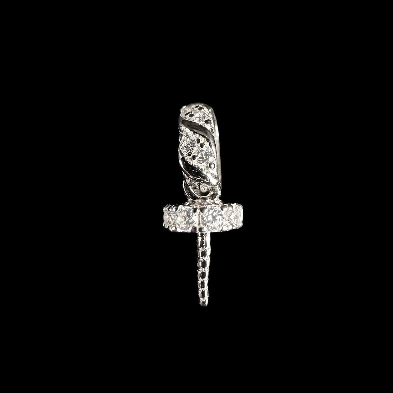 Brilliant Twist Pearl Pendant