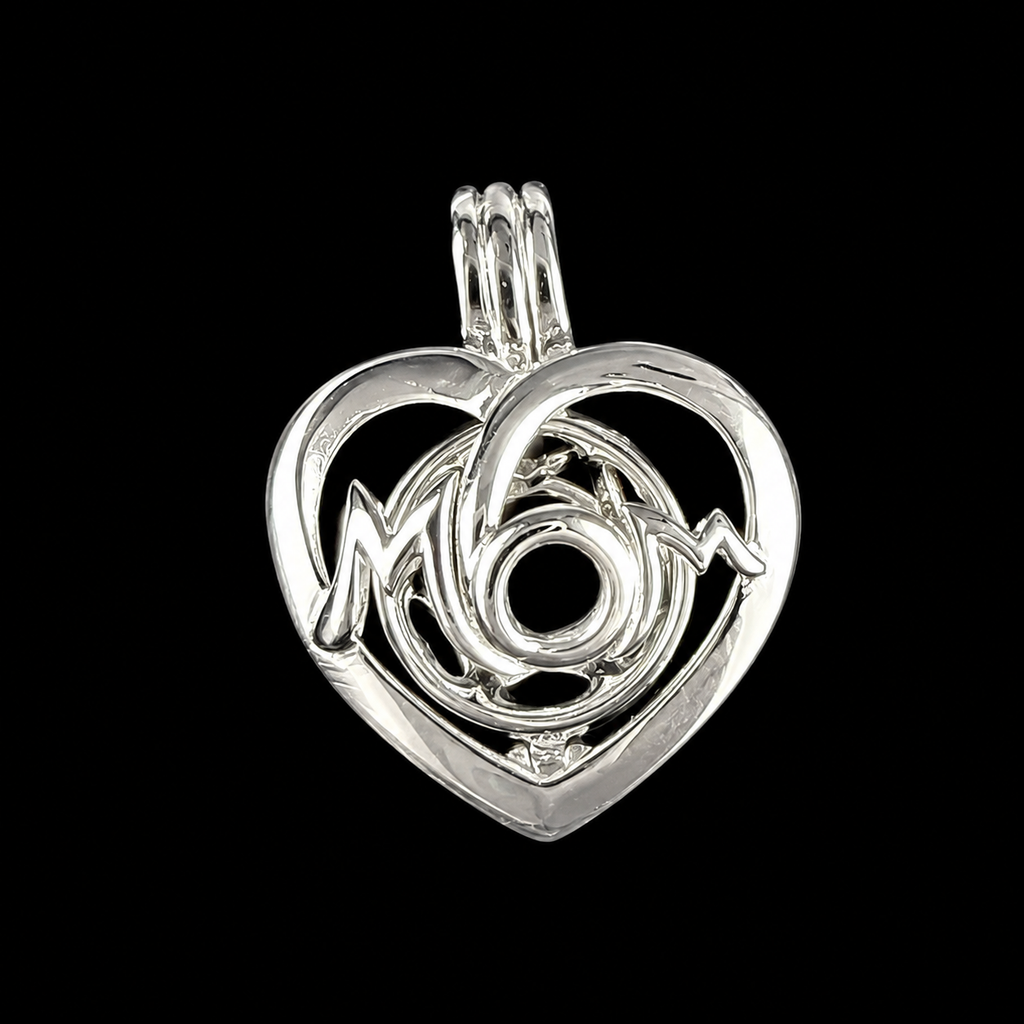 Heart Mom Pendant Cage