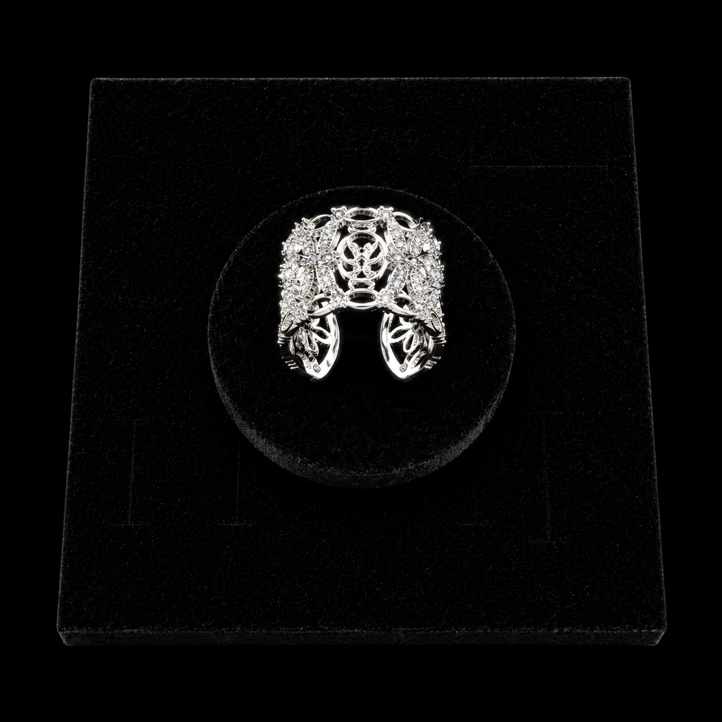 Shimmer Filigree Vine Ring