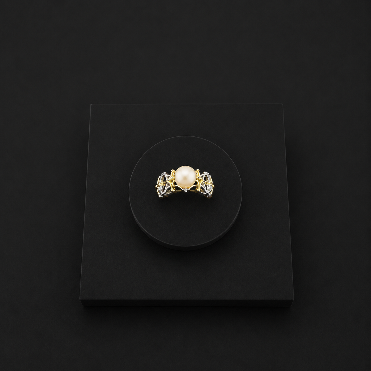 Two Toned Bazanas Ring