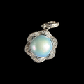 Radiant Bloom Pearl Pendant