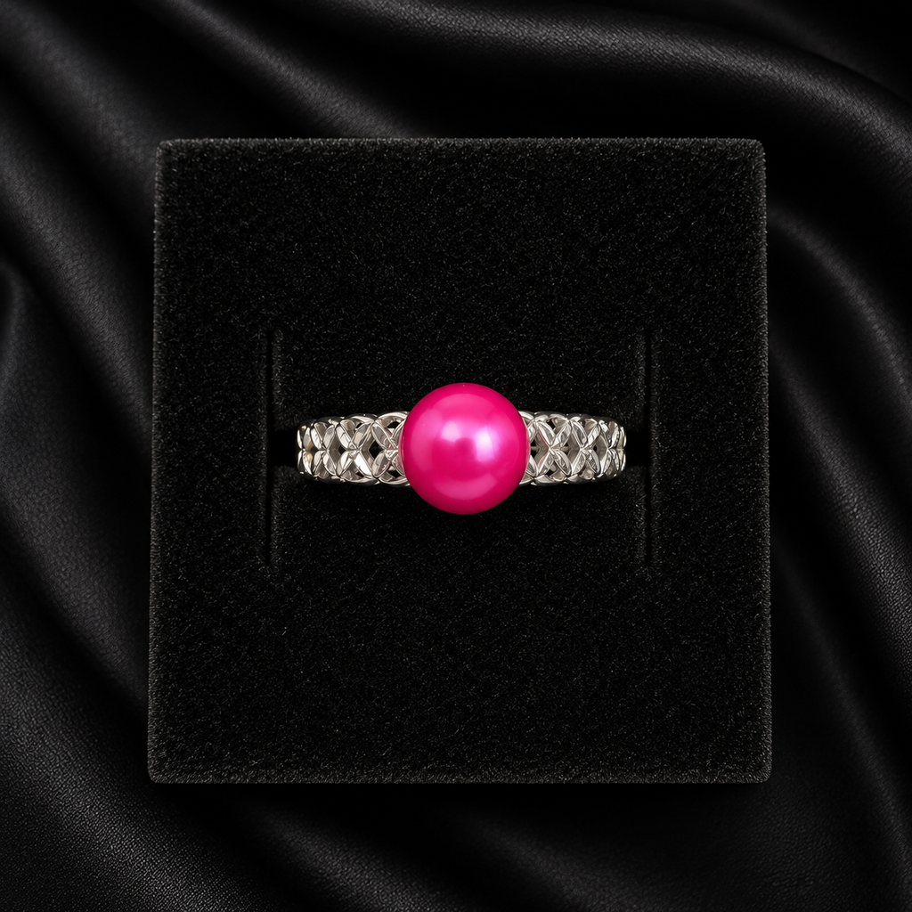 Cross Hatch Pattern Ring