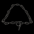 Midnight Chain Toggle Pearl Bracelet