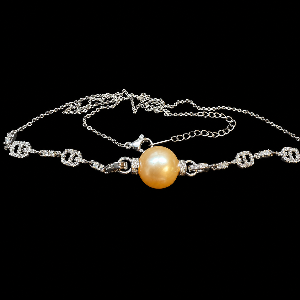 Sparkline Pearl Necklace