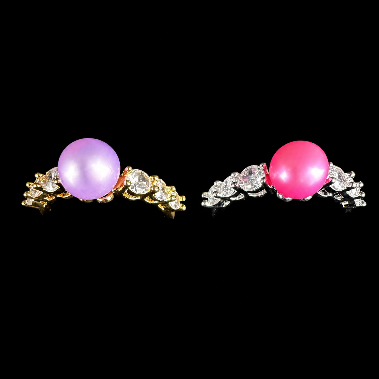 Modern Pearl Band Ring