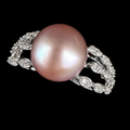 Radiant Filigree Edison Pearl Ring