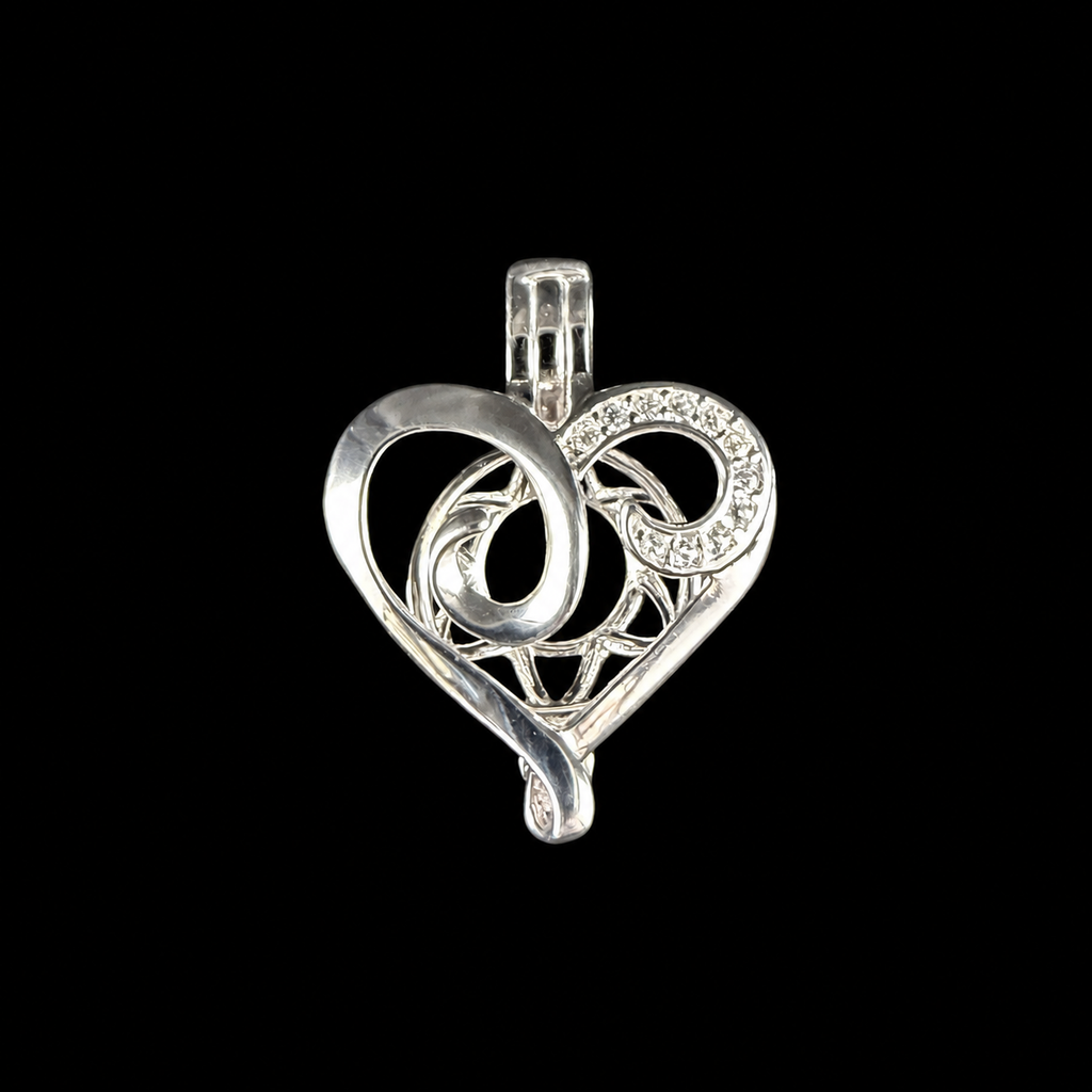 Heartscroll Pearl Cage