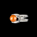 Ornate Glow Pearl Ring
