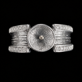 Polished Band Pearl Ring
