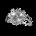 Silver Garden Edison Ring