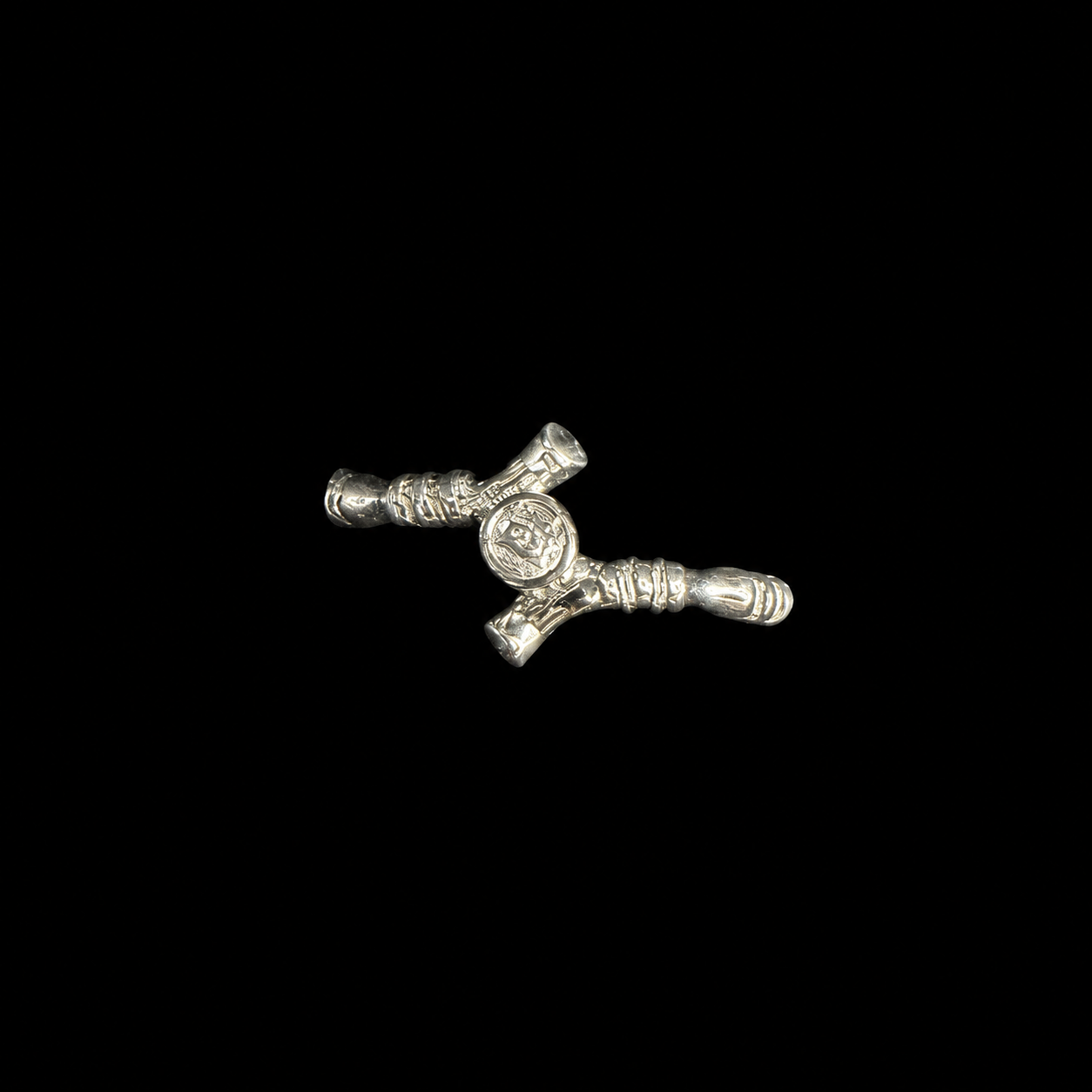 Sculpted Bamboo Pearl Ring