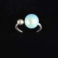 Dot & Pearl Simple Ring