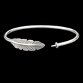 Feather and Pearl Bracelet