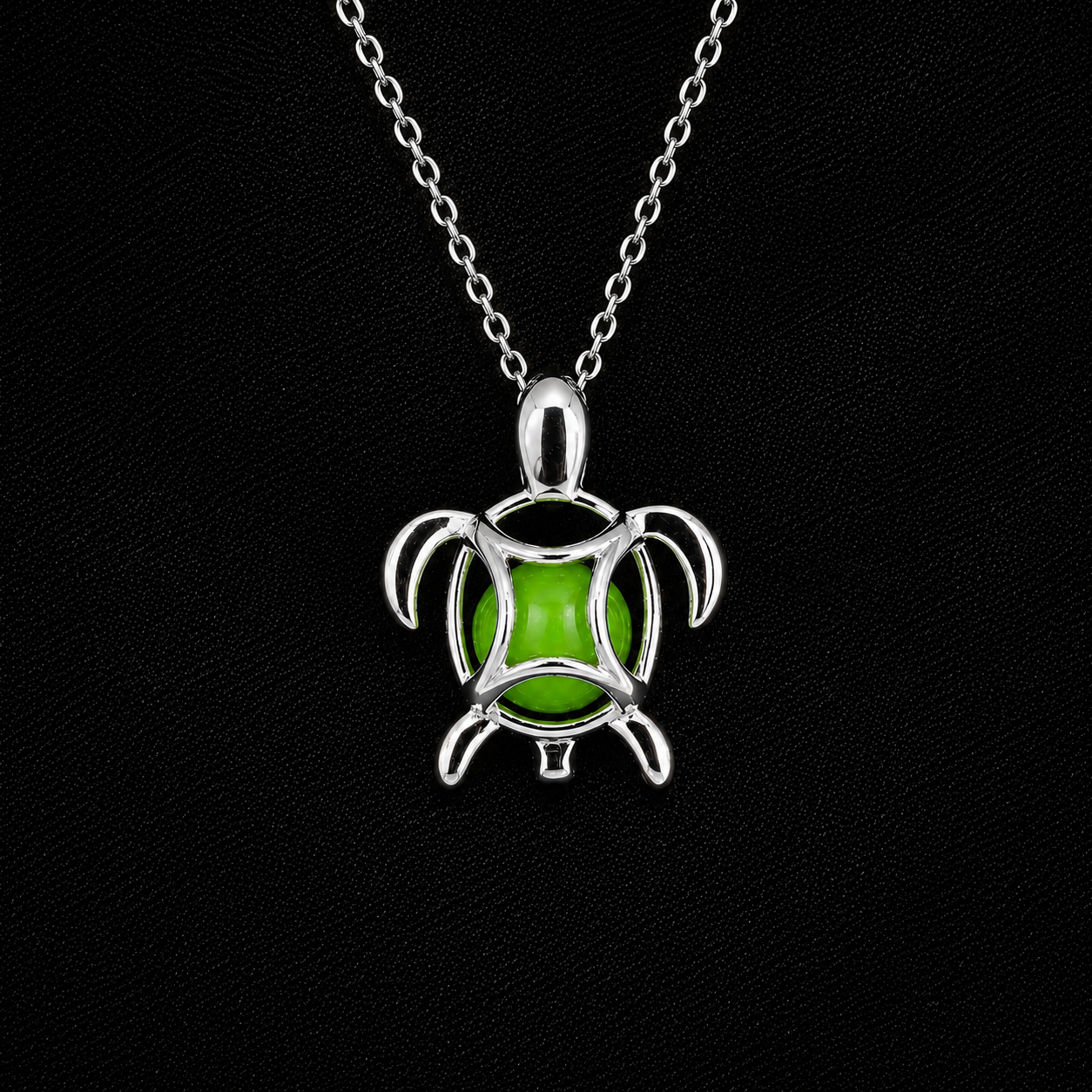 Turtle Pendant Pearl Cage