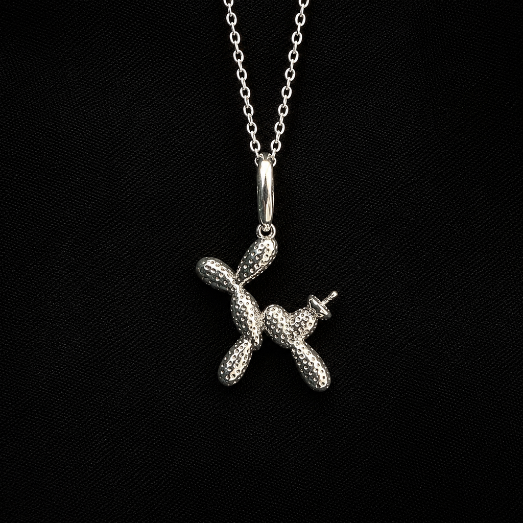 Balloon Dog Pearl Pendant