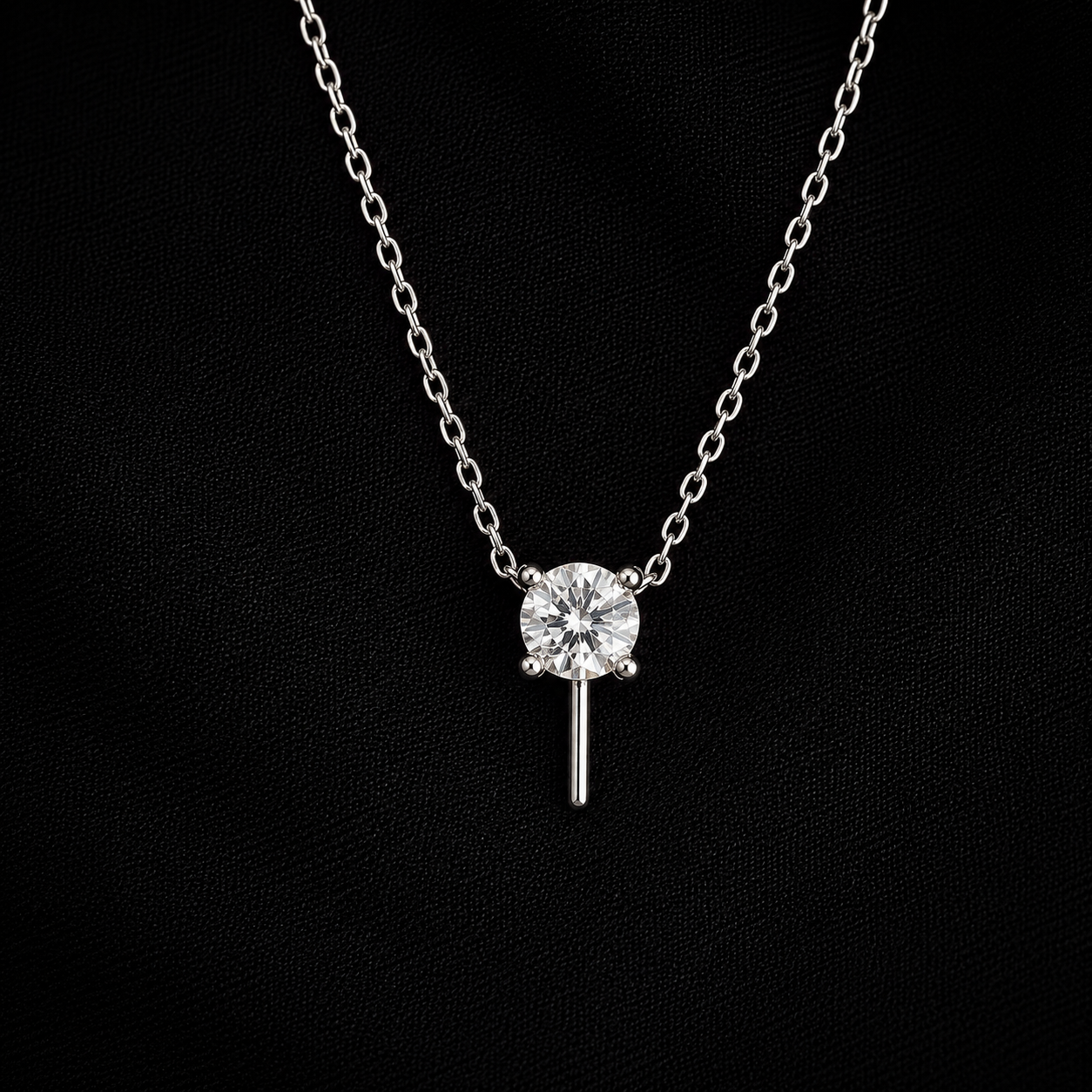 Simple Sparkle Pearl Pendant