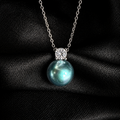 Simple Sparkle Pearl Pendant