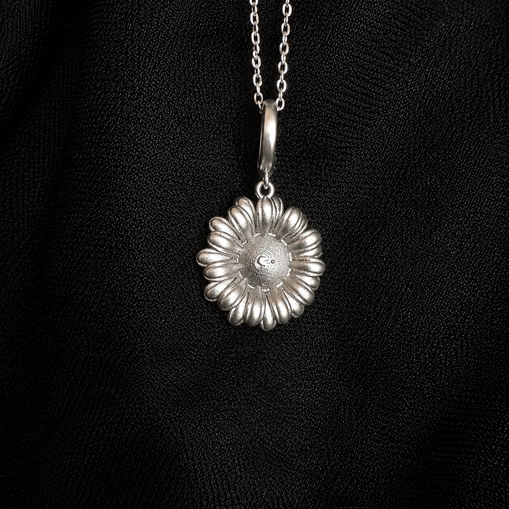 Sunflower Pearl Pendant