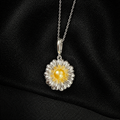 Sunflower Pearl Pendant