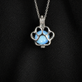 Paw Pendant Pearl Cage