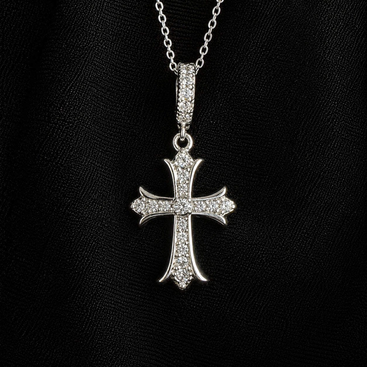 Cross Pearl Pendant