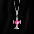 Cross Pearl Pendant