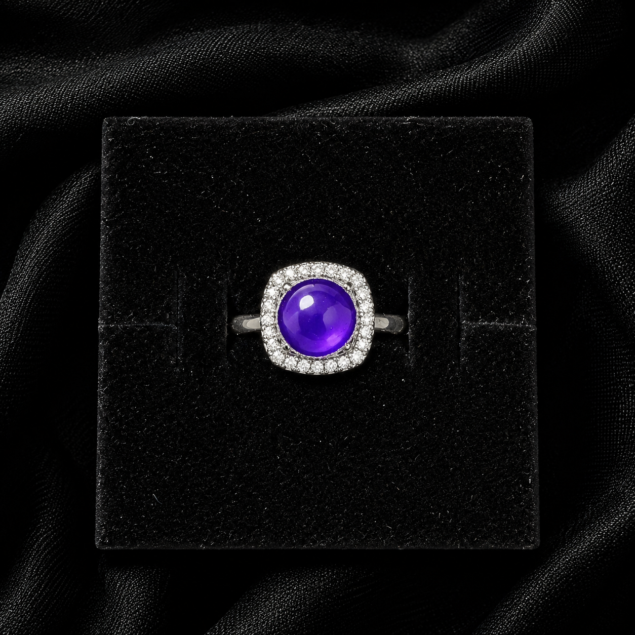 Square Sparkle Ring