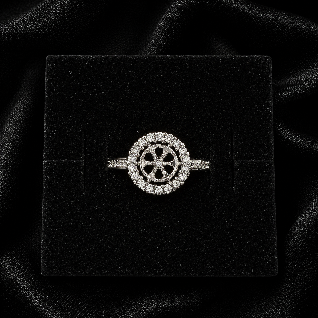 Round Sparkle Ring