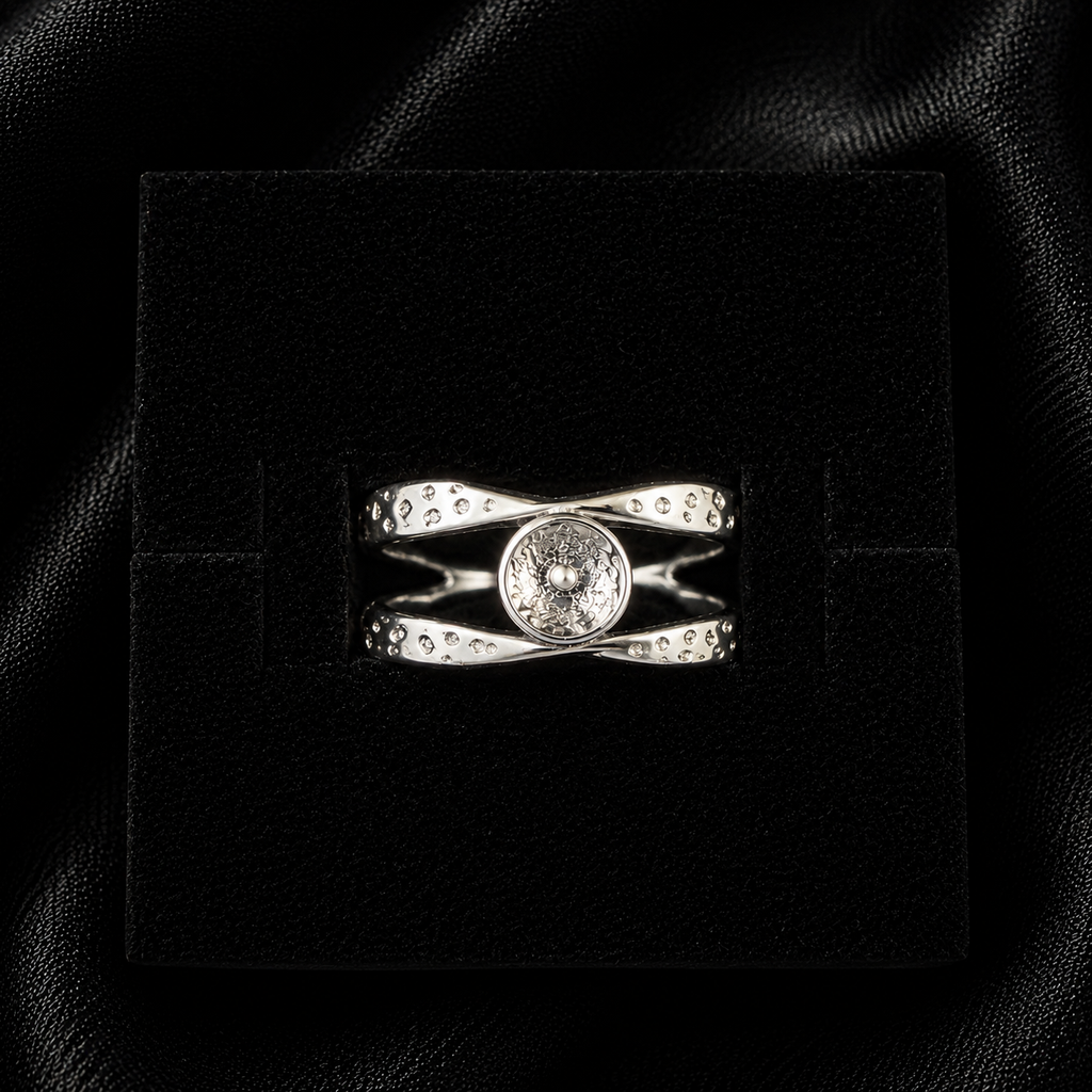 Double Band Twist Ring