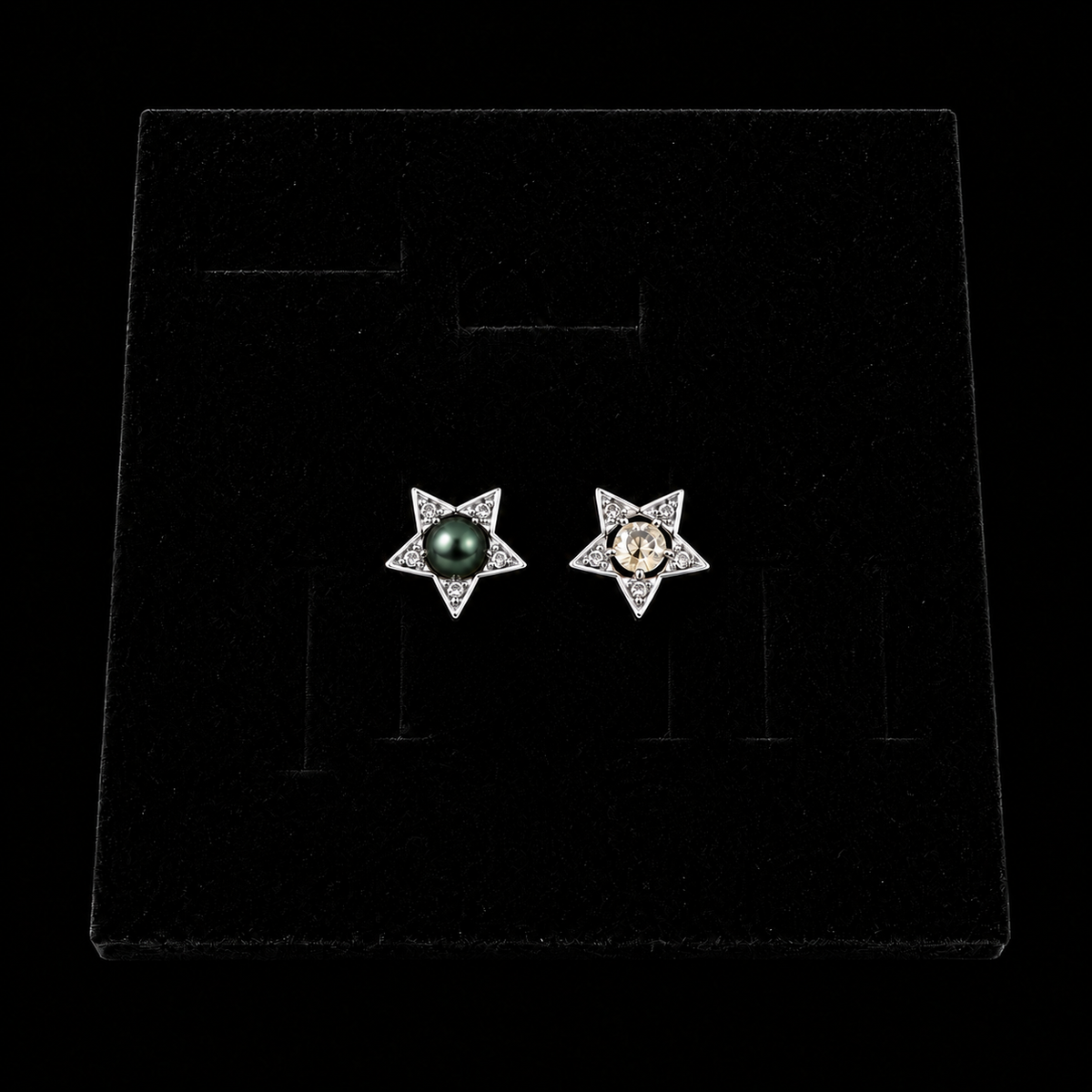 Silver Wish Upon a Pearl Stud Earrings