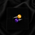 Double Pearl Simple Ring