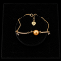 Rose Gold Glitz Pearl Bracelet