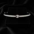 Sparkly Single Pearl Bangle