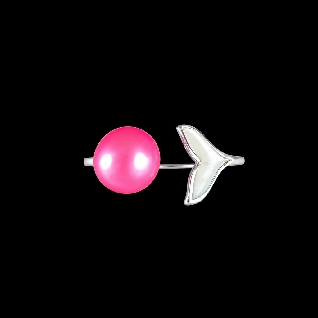 Ocean Tail Pearl Ring