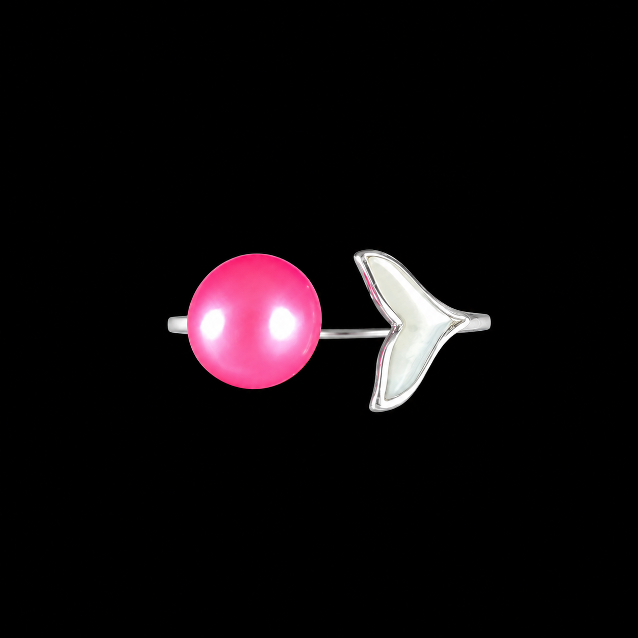 Ocean Tail Pearl Ring