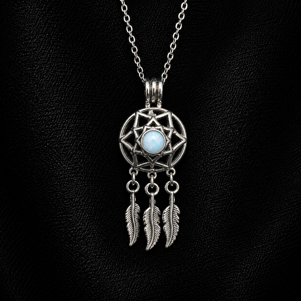 Dream Catcher Pendant Pearl Cage