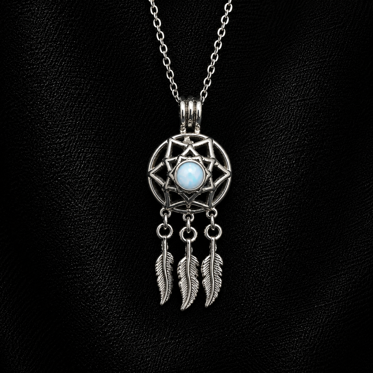 Dream Catcher Pendant Pearl Cage