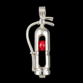 Fire Extinguisher Pendant Pearl Cage