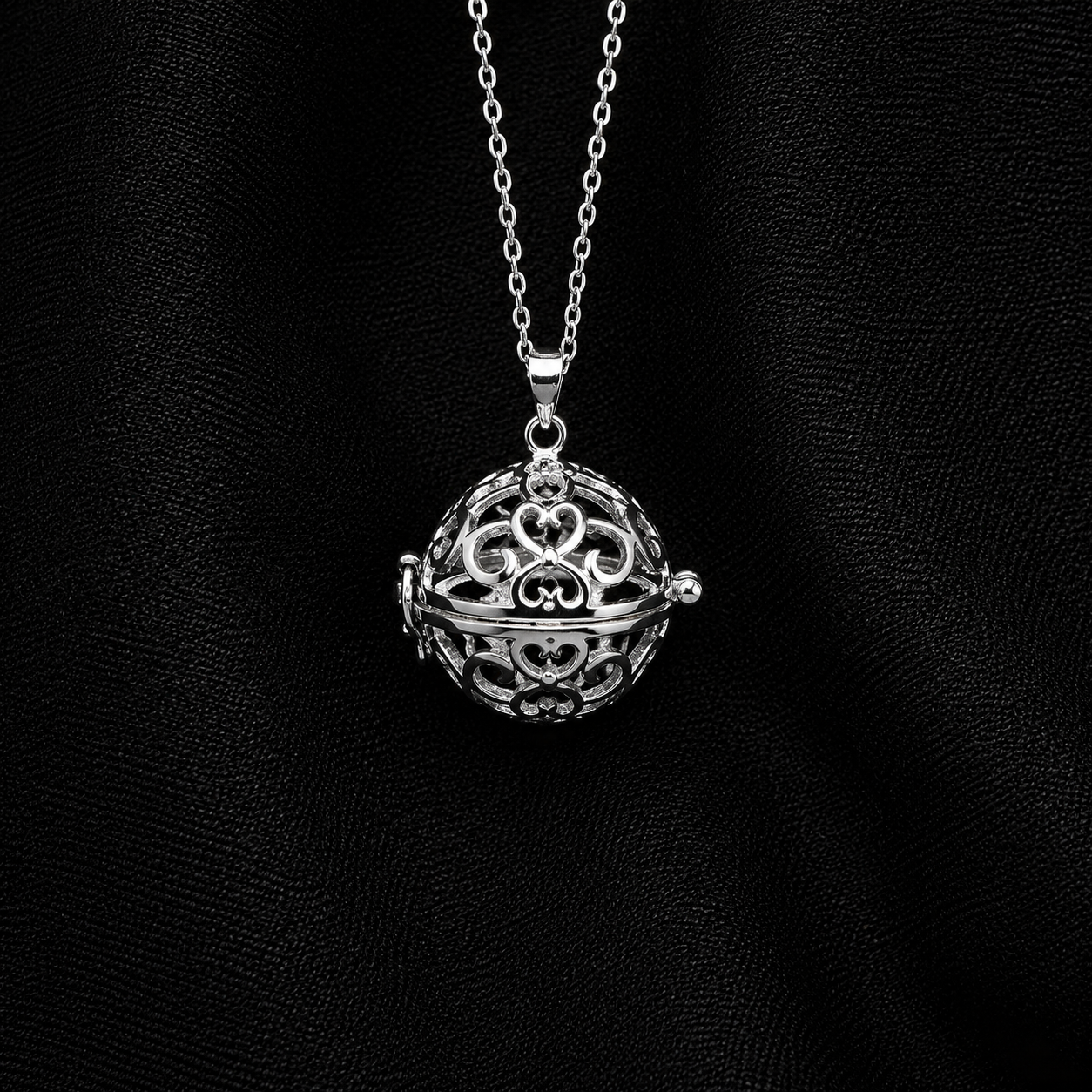 Edison Filigree Pearl Pendant Cage